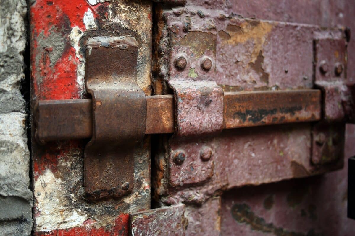 el cerrojo un accesorio indispensable para tu puerta